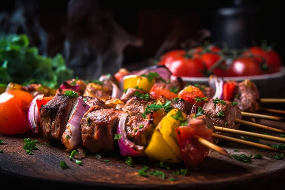 Brochettes à la plancha